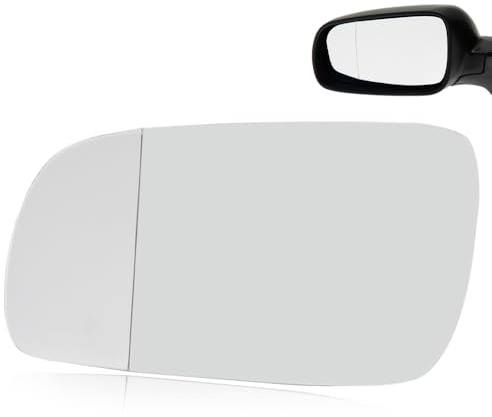 ROBUST Spiegelglas Außenspiegel Links Beheizbar für Seat Cordoba Ibiza Mk2 Leon Toledo Mk2 Volkswagen Golf Mk4 Polo Variant/Classic Sharan 1J1857521H 3B1857521