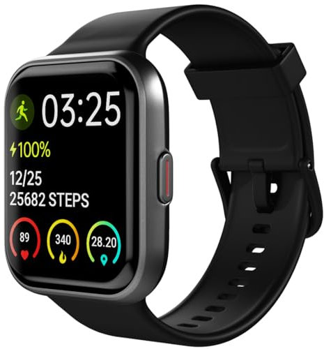 Spade & Co Health Smartwatch 3 - Health, Fitness & Activity Tracker with 10+ Day Battery Life, Alexa Built-in, Bluetooth Call, Sleep Monitor, Waterproof for iPhone & Android, Men & Women