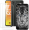 MILEGAO Gigaset GS4 Hülle + 2 Displayschutzfolien aus gehärtetem Glas, ultradünne Stoßstange, stoßfeste weiche TPU-Silikon-Abdeckung für Gigaset GS4 (5.5”)