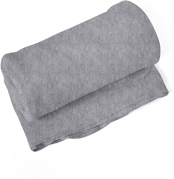 SETEX Wohndecke, 85% Baumwolle/15% Polyester, Leichte Decke als Zimmer-Deko, Schlafzimmer-Deko und mehr, 200 x 150 cm große Tagesdecke, Salbei/Hellgrau/Dunkelgrau Melange