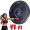 Vulaop Elektronische Boxmaschine, Boxtrainer, Bluetooth Boxing Machine,Smart Musik Boxmaschine,Wandmontage, digitales Schlagpolster, Musik-Boxziel für das Reaction Focus Gym (Schwarz+Twee Paar)