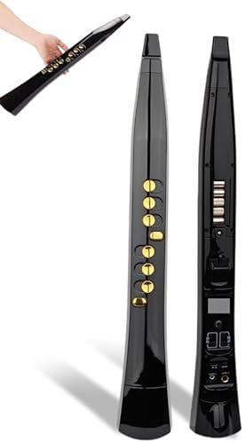 Saxofón Electrónico Superior Y8 con 94 Tonos y 12 Teclas - Instrumento de Viento Universal de Alta Tecnología, Cerbatana Eléctrica Portátil para Práctica Profesional