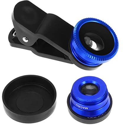 Housoutil 3 1 Camera Lens Mini Cellphone Wide Angle Lens Wide- Angle Lens Macro Lens Fish Lens for Phone Fisheye Lens Kit Mobile Phone Macro Fish Eye Lens Phone Charms Honeycomb Appendix