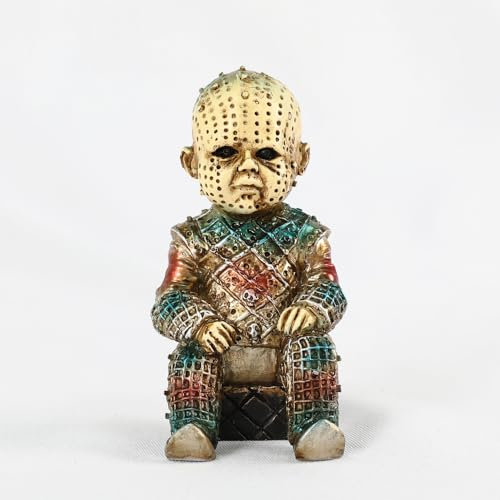 Horrorfilm-Gartenzwerge, Halloween-Dekoration, Outdoor-Statue, Clown-Action-Figuren, Sammlerstück, gruselig, Garten, Zuhause, Rasen, Regal, Tischdekoration