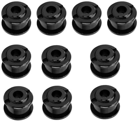 FHGLER 5 tornillos de plato de bicicleta M8 Single sped/doble plato, aleación de aluminio MTB, para bicicletas de carretera y bicicletas de carretera (10)