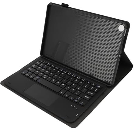 Plyisty Tastaturhülle für Fire Max 11, Tablet-Folio-Ständerhülle mit Kabelloser, Abnehmbarer Tastatur und Stifthalter für Fire Max 11