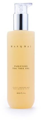 MASQMAI Purifying Tea Tree Gel, Gel Nettoyant Visage Purifiant à l'Arbre à Thé, Élimine les Impuretés, 200 ml