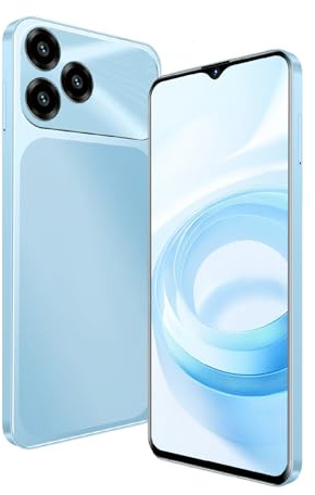 FOXIONO kann das Handy abschalten, 6,52 Zoll zugang, 2GRAM, 32GROM，nur noch 3G Network Frequenz, eine mit eingebauten SIM-Karten, Android und Smartphones (232blue)