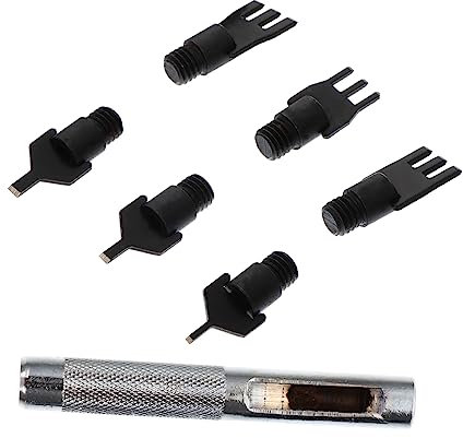 TOKIDNY Lederlochmeißel Aus Für Diy Lederbearbeitung Mit Locher Werkzeug Für Gürtel Geldbörsen Taschen