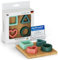 spielfratz - 2in1 Montessori-Puzzle & Beiß-Spielzeug aus BPA-freiem Silikon und Holz - ab 6 Monaten - Silikonpuzzle - Schadstofffrei & laborgeprüft, sicheres Babyspielzeug