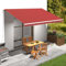 Gecheer Tenda da Sole in Tela Arancione e Marrone 500x300 cm,Tenda da Sole,Tenda Esterno Sole,Tenda Balcone,Tenda Sole Esterno,Tenda da Patio,Tenda da Sole per Terrazzo,P145726