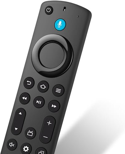 Telecomando vocale di ricambio per tutte le serie, AMZ Smart TV Cube (1a/2a/3a generazione), adatto per Stick 4K Max/4K (1a/2a generazione), Stick (2a/3a generazione)/TV Lite, per Insignia/Toshiba