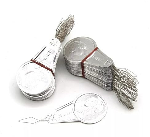 10 x Klassische Nadeleinfädler aus Metall für Nähmaschine und Handnähen