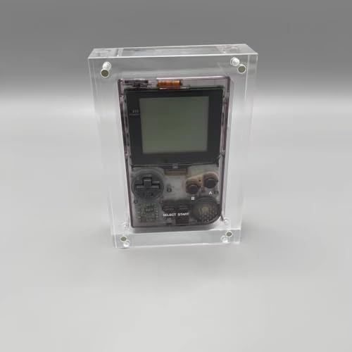 Vitrine en acrylique transparent pour console de jeu Gameboy Pocket GBP Boîte de rangement magnétique