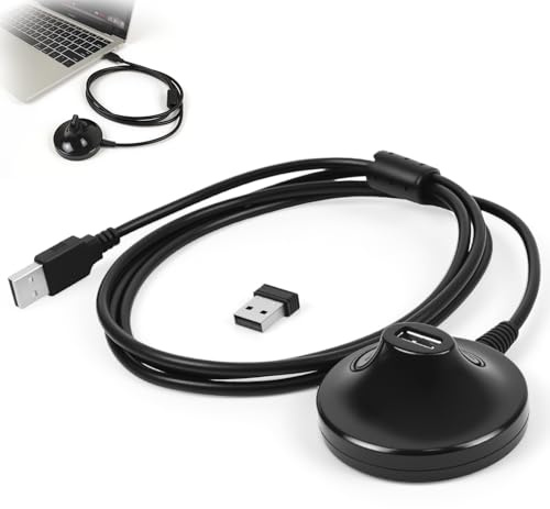 Draymora ANT+ USB-Stick-Dongle mit 2 m Verlängerungskabel
