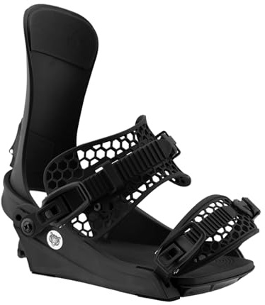 NFEKLFI Fixations de Snowboard Fixations de Snowboard à entrée Rapide, Sangle légère, Freestyle Park, Tailles Unisexes SML(White)