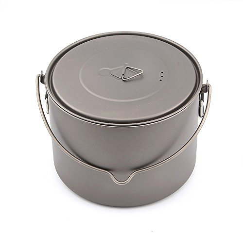 TOAKS POT-1600-BH - Olla de titanio (1600 ml, con asa de baile)