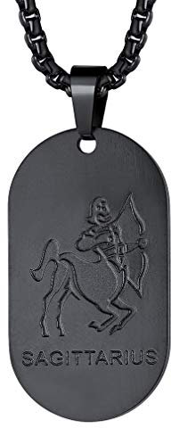 FaithHeart Sternzeichen Schütze Kette Horoskop Anhänger Kette Halskette Damen Sternbild Anhänger für Weihnachten Geburtstag