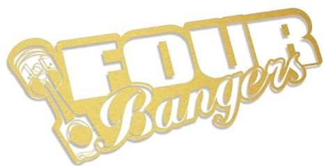 Decus Shop Four Bangers XXL 1828 (Gold metallic) // Sticker OEM JDM Style Aufkleber