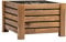 BooGardi Blumenkasten aus Holz · 4 Farben und 2 Größen · Dunkelbraun 38x38x25cm · Pflanzkasten Garten Balkon Terrasse · Balkonkasten Blumen Kräuter Pflanzen