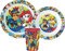Paw Patrol Kinder-Geschirr Set mit Teller, Müslischale und Trinkbecher