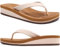 COFACE Chanclas Mujer Sandalias de Cuña para Verano Playa Piscina Interior Exterior Caqui Blanco Talla 38