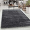 Carpetsale24 Teppich Wohnzimmer Shaggy Einfarbig Design 200 x 290 cm Grau - Hochflor Teppich Schlafzimmer Luxuriöse Kuschelig und Super Weich Flauschiger Teppich Langflor 50 mm Florhöhe Rechteckig