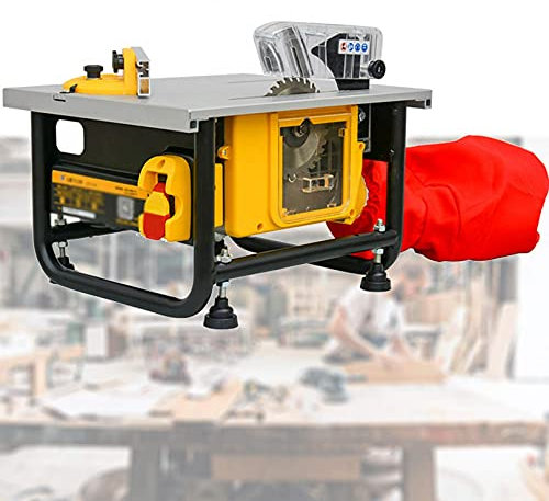 KUANDARMX 2000w Small Portable Table Saw, Multifunctional Chainsaw 9000r/min Cutting Depth 32mm, Cutting Vacuuming Integrated Motor