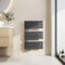 EMKE Toallero Baño Radiador Plano, toallero de Paneles, 762 x 500 mm, Antracita Color, secador de Toallas con conexión Lateral, 397W, radiador secador de Toallas de Agua Caliente