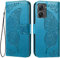 EASSGU Custodia per ASUS Zenfone 10 / ASUS Zenfone 9 (5.9 Inches) Flip Folio Cover Magnetica per Telefono in Pelle con 3 Slot per Schede 1 Portafoglio, Case - Blu