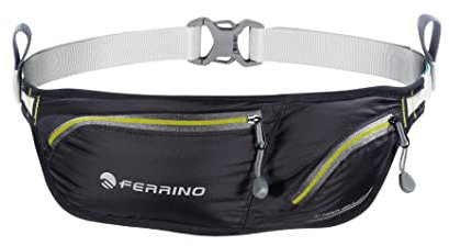 Ferrino Unisex X-Flat Hüfttasche, Schwarz, Einheitsgröße