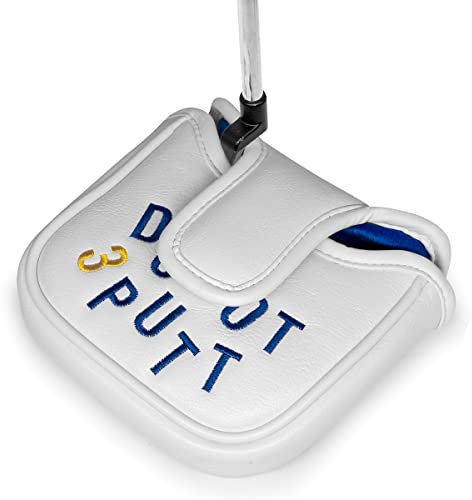 Golfschlägerhaube, quadratischer Absatz, Schläger, Putter-Abdeckung, Magnetverschluss (Keine 3 Putten)