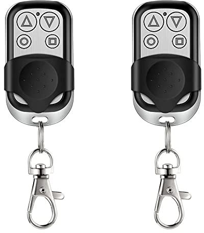 ATEC - Telcomando Universale Long Life a Frequenza Fissa 433,92 MHz con 4 Pulsanti e Batteria 12V NON Idoneo per Rolling Code (2 Pezzi)