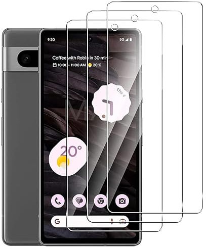 nulala Schutzfolie für Google Pixel 4a 4G, 3 Stück Anti-Fingerprint Vollständige Deckung Gehärtetem Glas Folie Panzer Schutz Displayschutzfolie für Pixel 4a 4G