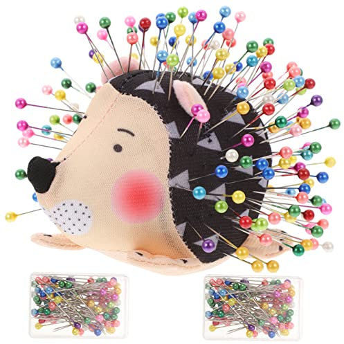 ULDIGI 1 Satz Igel-nadeltasche Handgelenkkissen Zum Nähen Stifthalter in Igelform Nadelkissen Zum Nähen Süße Nadelkissen Für Magnetisches Nadelkissen Karikatur Die Nadel Polyester