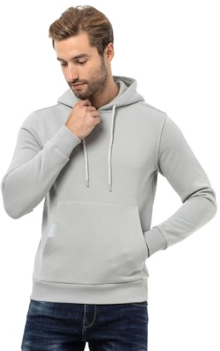 Cipo & Baxx Herren Hoodie Sweatshirt Series – Stylischer Pullover im Casual Streetwear Look mit Kapuze & Kängurutasche – Bequemes Oberteil für Alltag & Freizeit