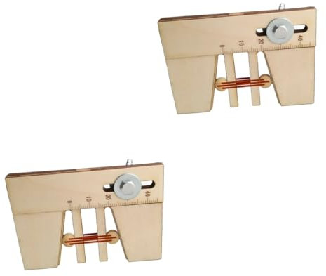 Abaodam 2pcs Sailboat Model Building Tools Wooden Fixed Tool Kit Scale Display