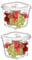 Gzsekken 800ml Square Glass Food Storage Containers Set of 2,Glass Soup Container with Airtight Lids,Glass Meal Prep Containers,Leak Proof Salad Bowl Soup Bowls Jars, Microwave & Dishwasher Safe