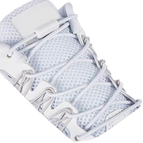 DALLAR Cordones Elasticos Sin Atar - Cordones Redondos Ajustables y Resistentes - Aptos en Zapatos y Zapatillas - Para Niños y Adultos