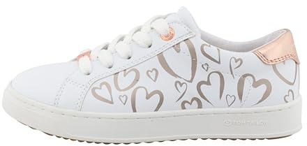 Tom Tailor Kids 9570080011 Sneaker, White-Rose-Gold, 37 EU