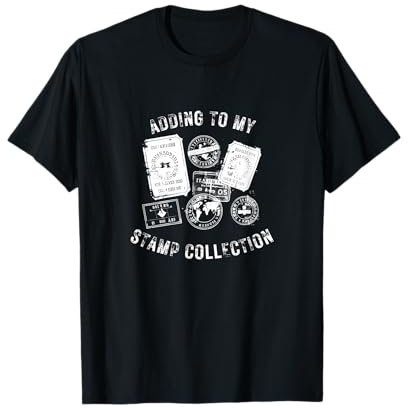Reisepass-Stempel-Sammler – Reise-Fan T-Shirt
