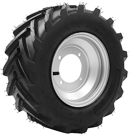 Reifen integrierte Nabeninstallation, silberne Nabe, schwarzer All-Terrain-Fahrzeug-UTV-Kart-Rasenmäher-Reifen 16 X 6,50-8 Zoll