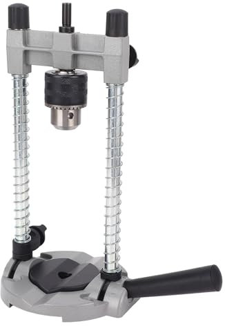 Precision Drill Guides, Portable Drillling Guides, Hold Bits for 1.5 to 13mm, Multi Angle Adjustable Guiding Attachment, Drilling Jig for Angled or Straight Holes, Aluminum Alloy