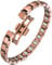 Jeracol 99% Copper Bracelet for Women with 5000 Gauss Strong Magnets – Upgrade Butterfly Clasp Magnetic Bracelet for Women for Wellness & Style, Adjustable Tool & Refined Gift Box