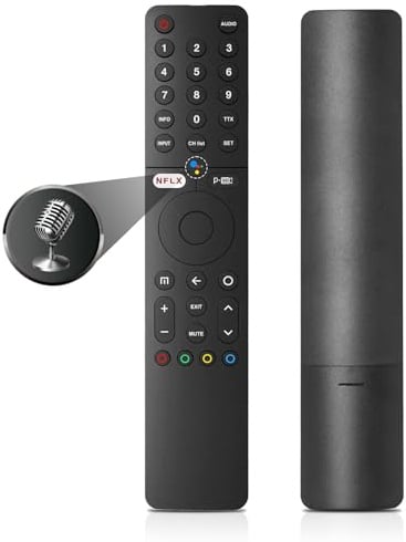 Telecomando di ricambio per Xiaomi Smart TV, XMRM-19 Bluetooth e controllo vocale telecomando con 2 tasti caldi, per Xiao-mi MI P1 Q1 serie Smart TV telecomando vocale