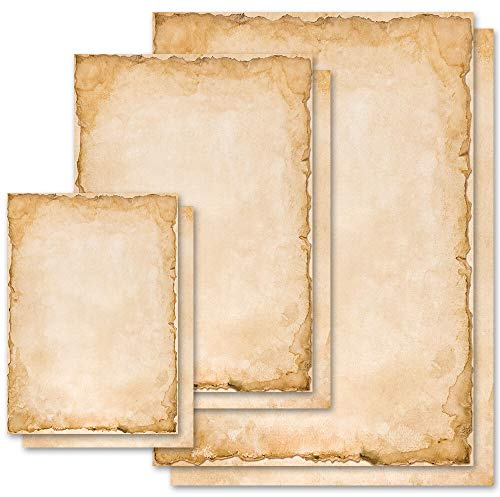 50 Blatt Briefpapier Antik & History VINTAGE - DIN A5 Format - Paper-Media