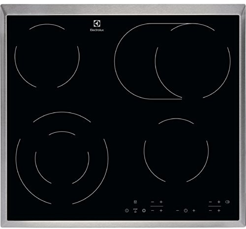Electrolux ehf6346 X OK Integrated Zone Induction Hob Black – Plate (Built-in, Zone Induction Hob, Glass and Ceramic, Black, 750 W, Round)