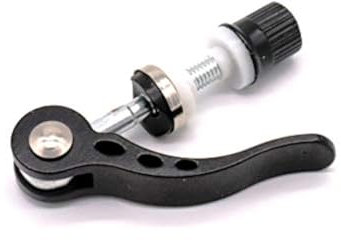 Mehr Farbe 2 St Fahrrad Schnellspanner Quick-Release Sattelklemme M6x55 mm (Schwarz)