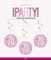 Unique 83815 Pink Hanging Swirl Decorations-32 Silver | 6 Pcs, Age 70
