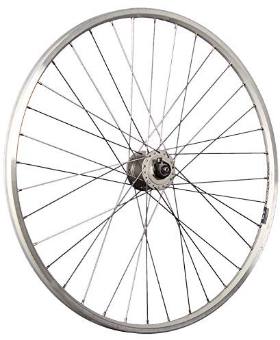 28 Zoll Fahrrad Vorderrad Felge Shimano T4000 1,5 W Nabendynamo Silber